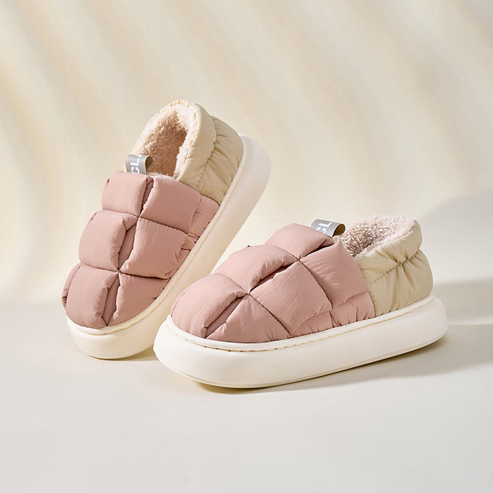 Cute Fashion Tofu Cotton Slippers