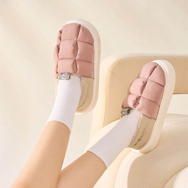 Cute Fashion Tofu Cotton Slippers