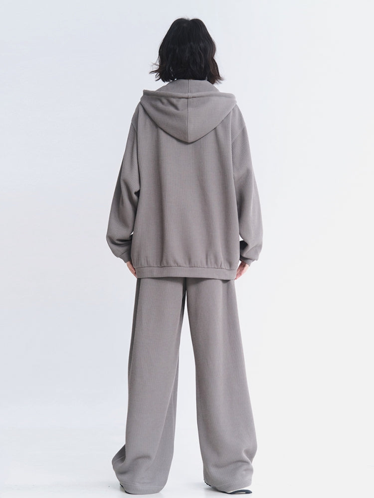 Cute Rabbit Graphic Pullover & Pants Lounge Wear