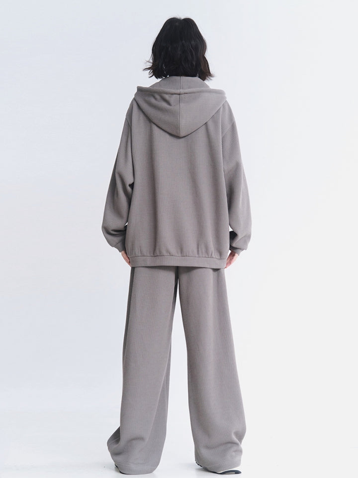 Cute Rabbit Graphic Pullover & Pants Lounge Wear