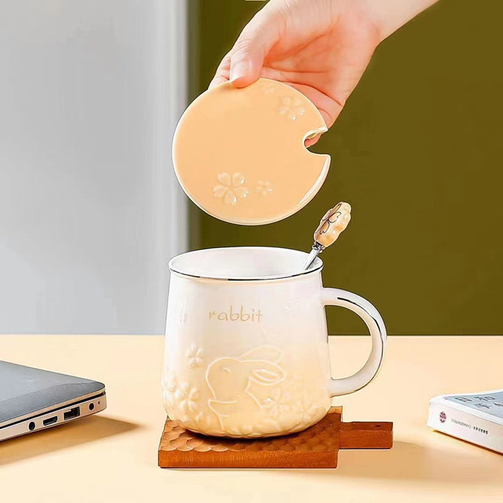 Cute Sakura Rabbit Mug
