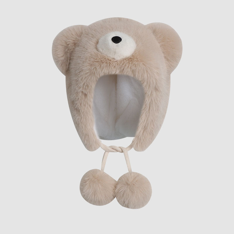 Cute Cartoon Bear Plush Hat