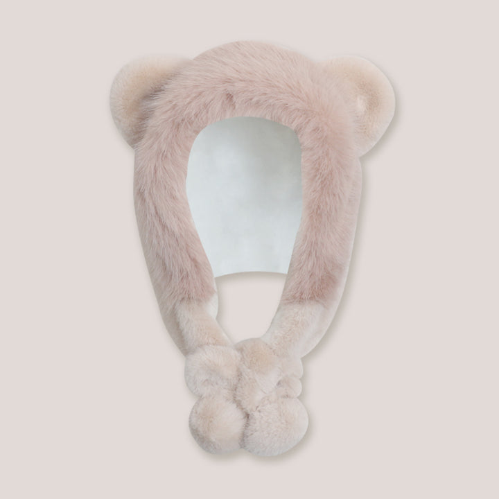 Cute Bear Ears Plush Hat