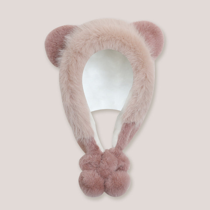 Cute Bear Ears Plush Hat