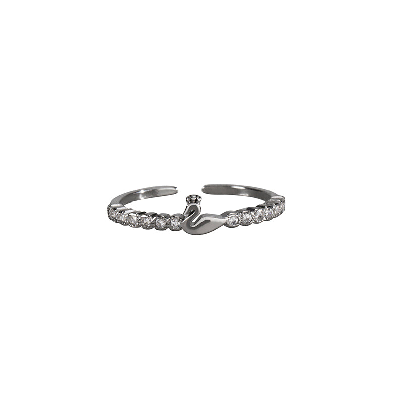 Dainty Swan Ring