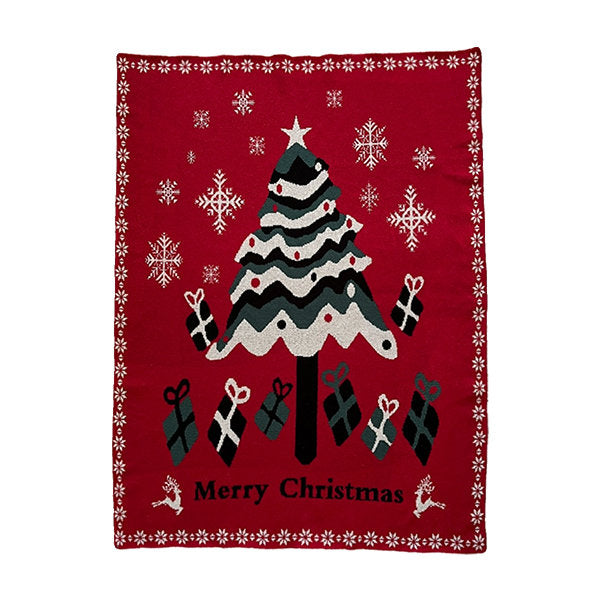 Festive Christmas Atmosphere Blanket