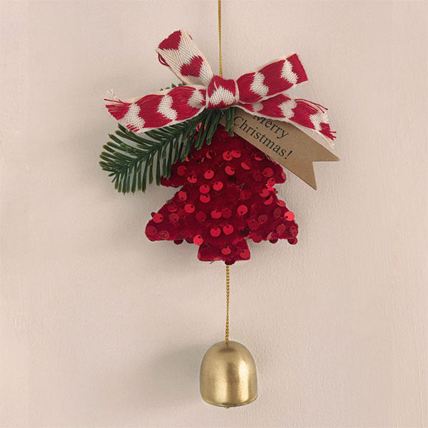 Christmas Tree Bell Ornament