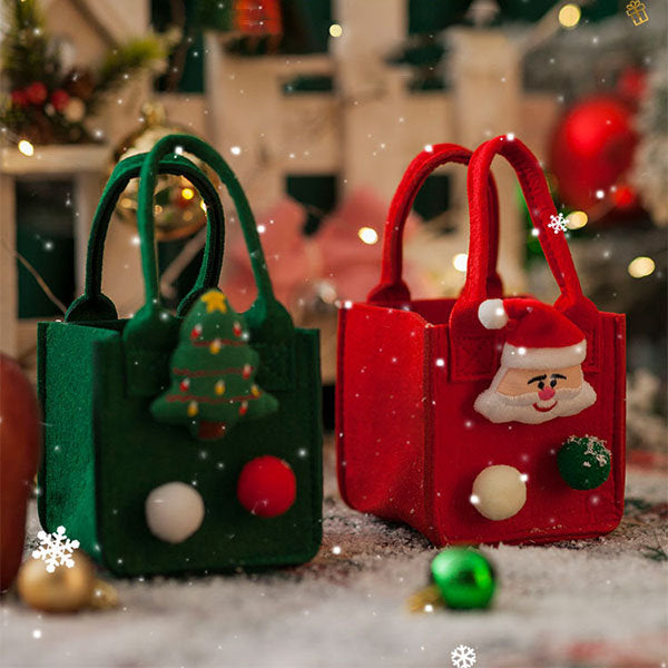 Festive Christmas Gift Small Tote Bag