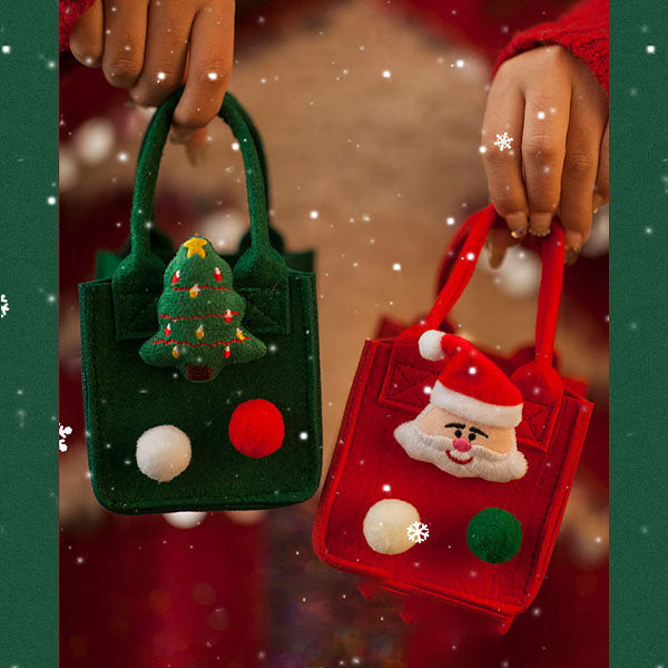 Festive Christmas Gift Small Tote Bag