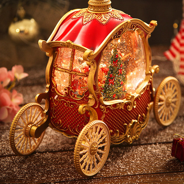 Christmas Carriage Inspired Music Box