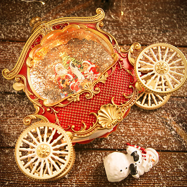 Christmas Carriage Inspired Music Box