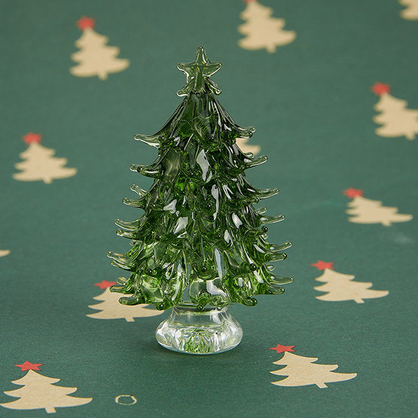 Glass Christmas Tree Decoration
