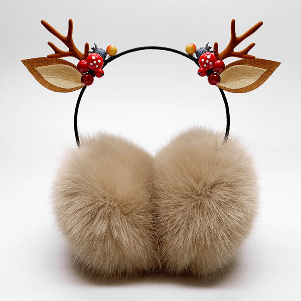 Christmas Deer Earmuffs