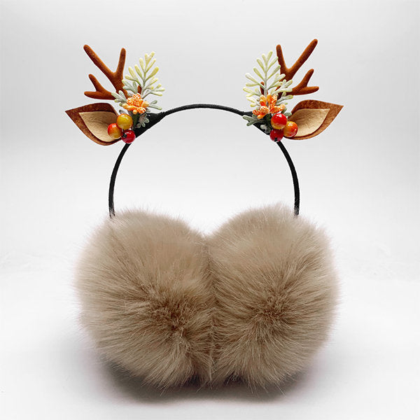 Christmas Deer Earmuffs