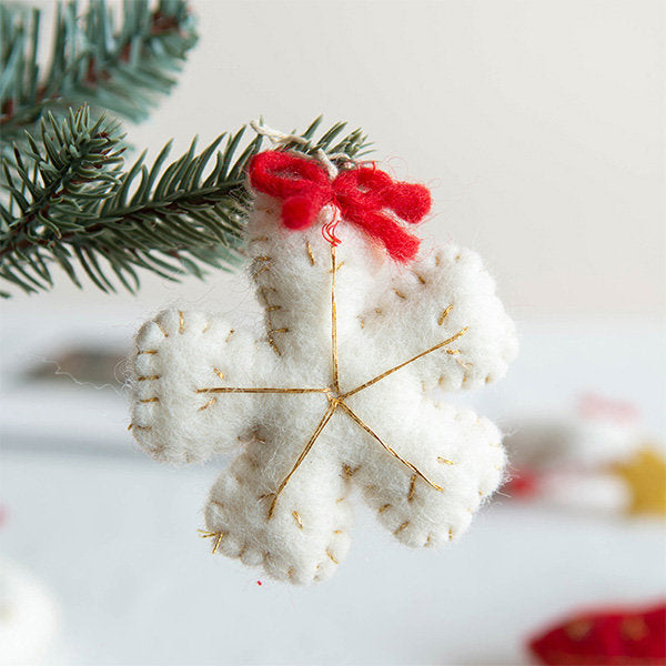 Cute Felted Christmas Ornaments