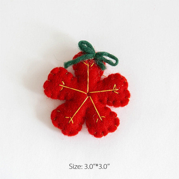 Cute Felted Christmas Ornaments