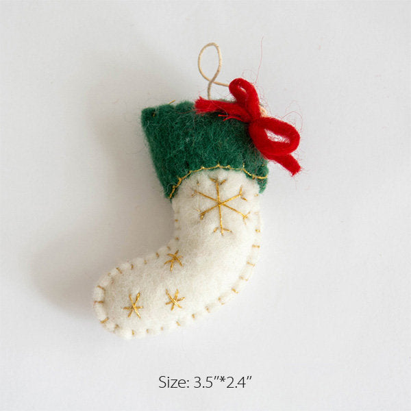 Cute Felted Christmas Ornaments