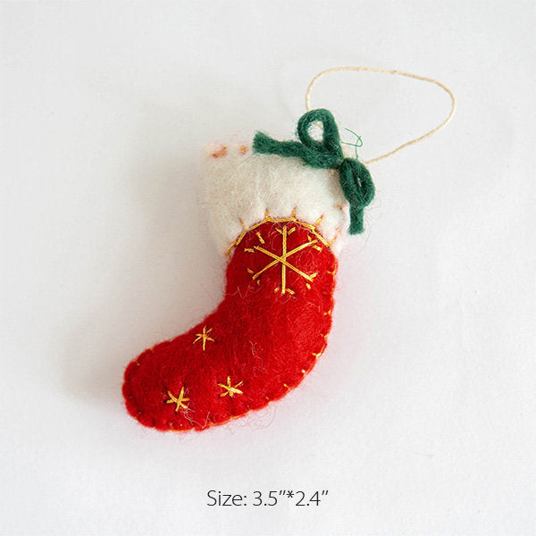 Cute Felted Christmas Ornaments