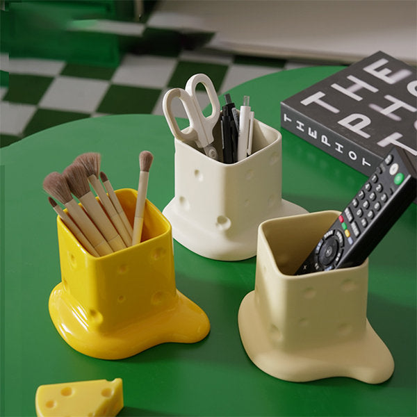 Melting Cheese Pencil Holder