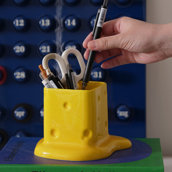 Melting Cheese Pencil Holder