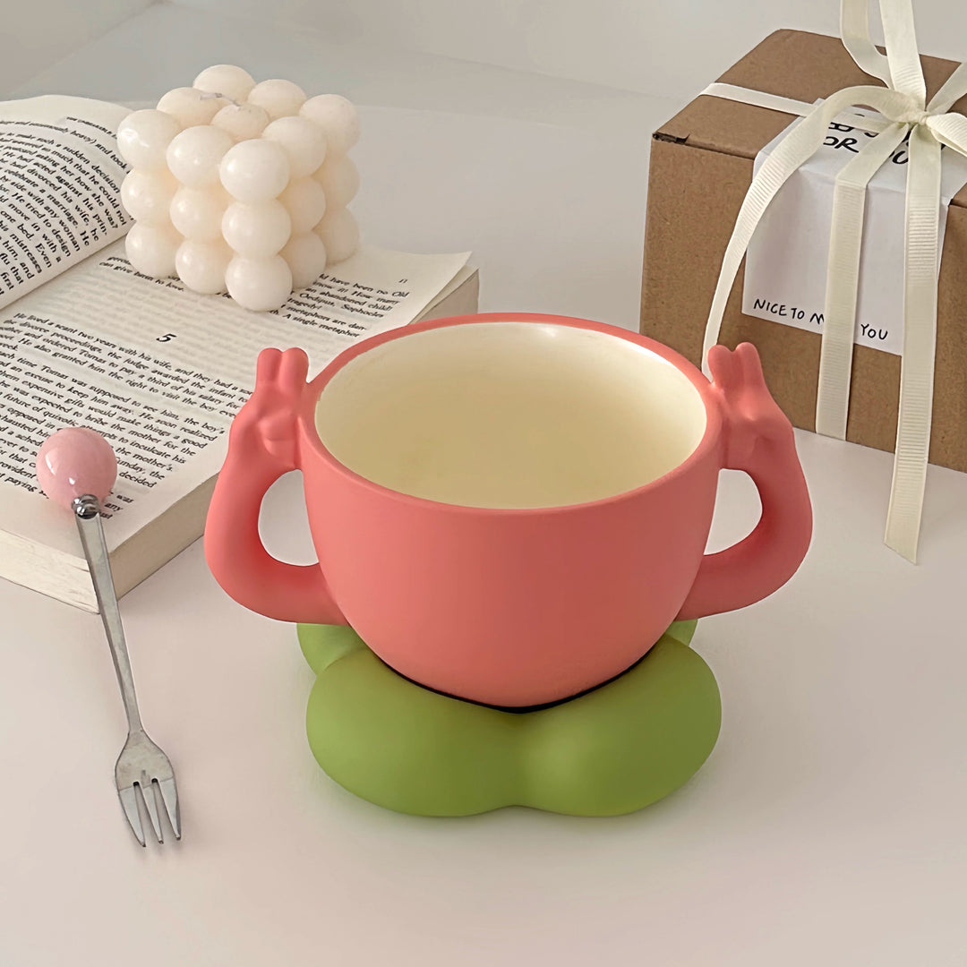 Peach Ceramic Mug