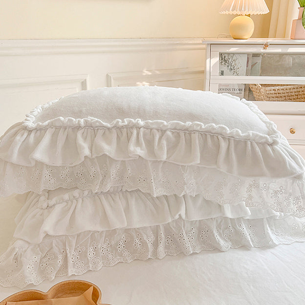 Fairy White Milk Velvet Bedding Set