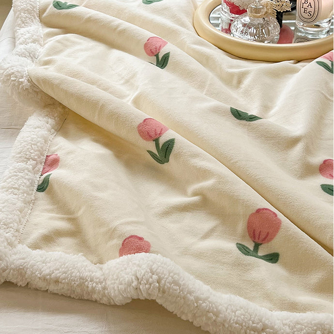 Tulip Print Blanket