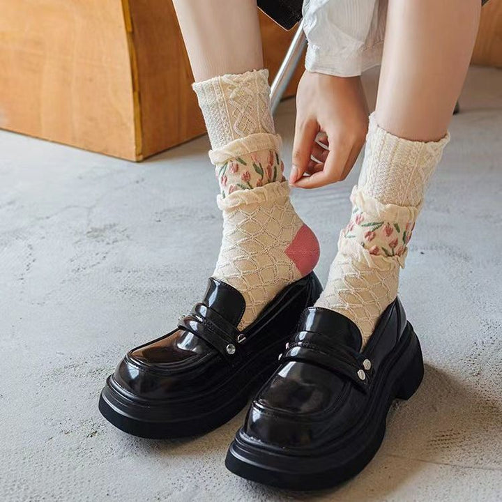 Vintage Tulip Socks