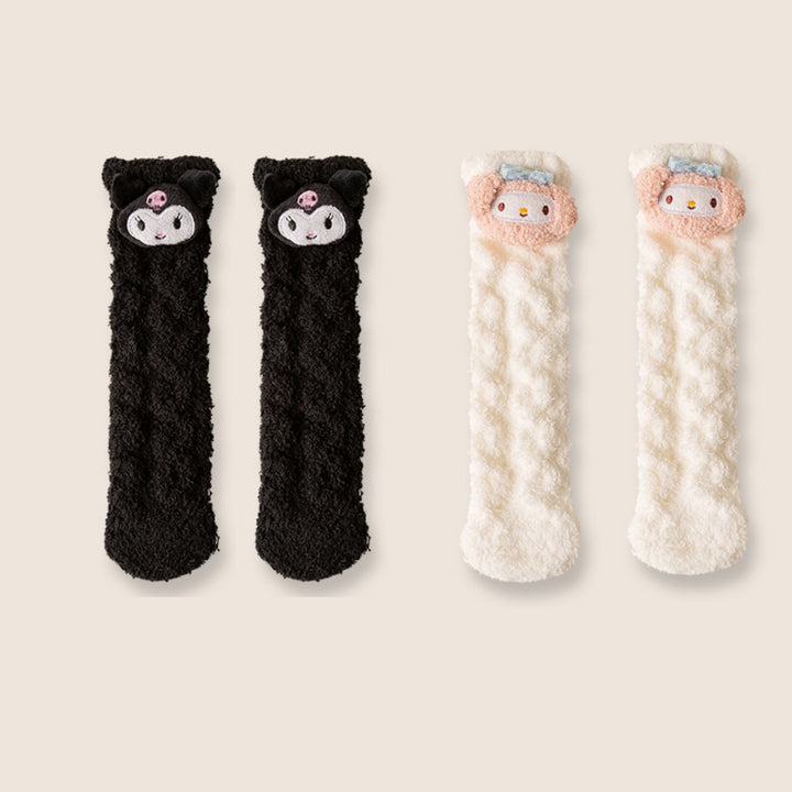 Cute Cartoon Autumn/Winter Socks 2 Pairs/set