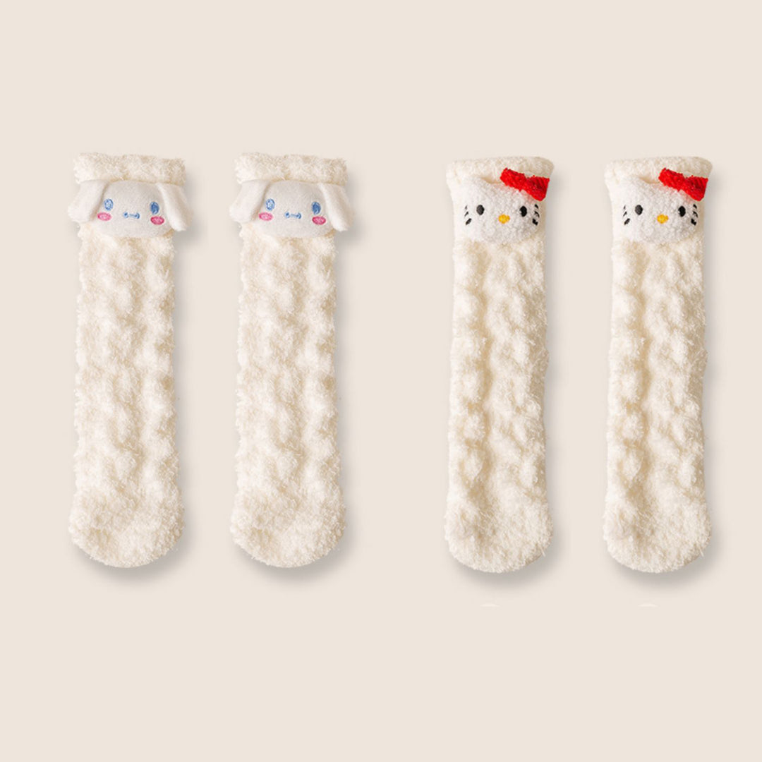 Cute Cartoon Autumn/Winter Socks 2 Pairs/set