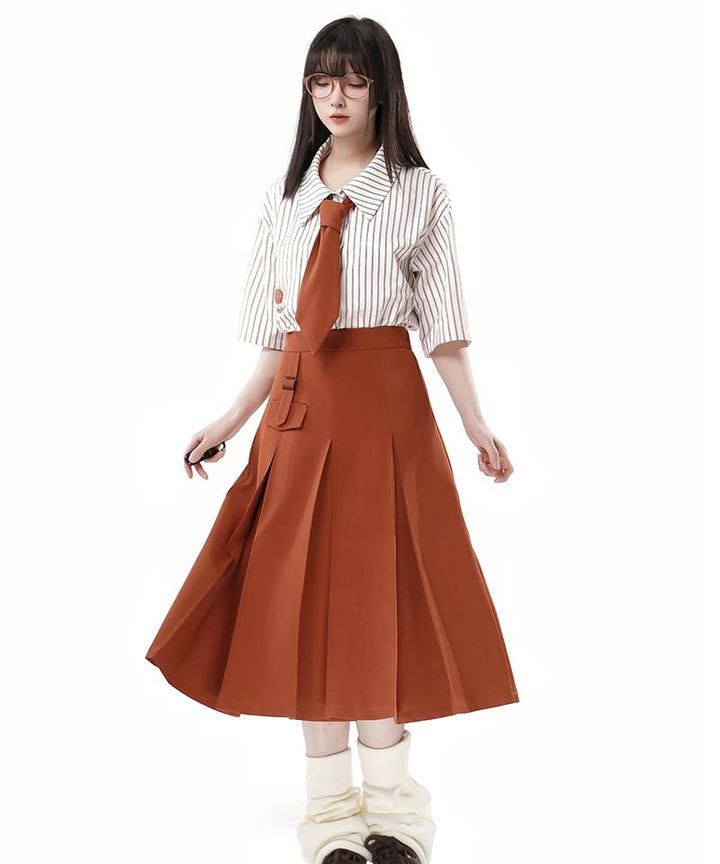 Japanese Style Shirt Top Skirt Shorts