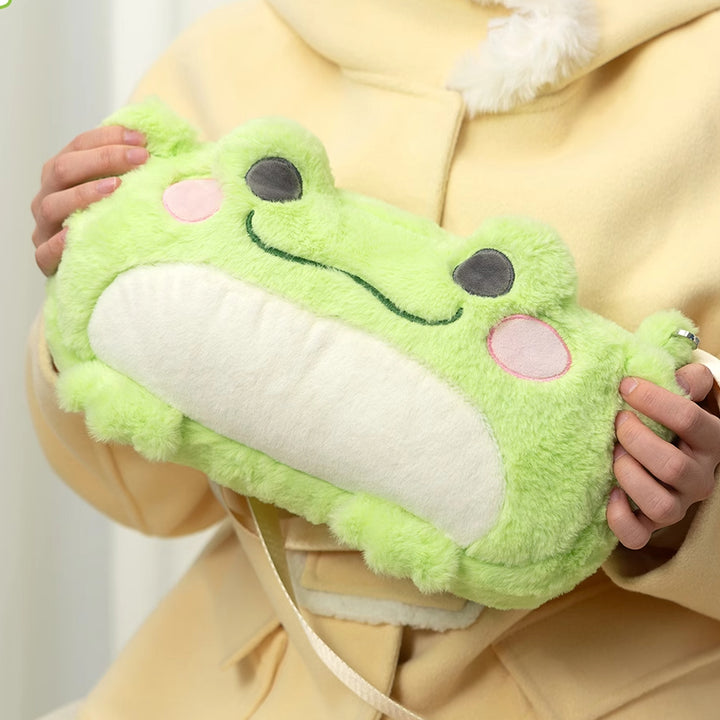 Cute Frog Plush Bag for Nintendo Switch/OLED