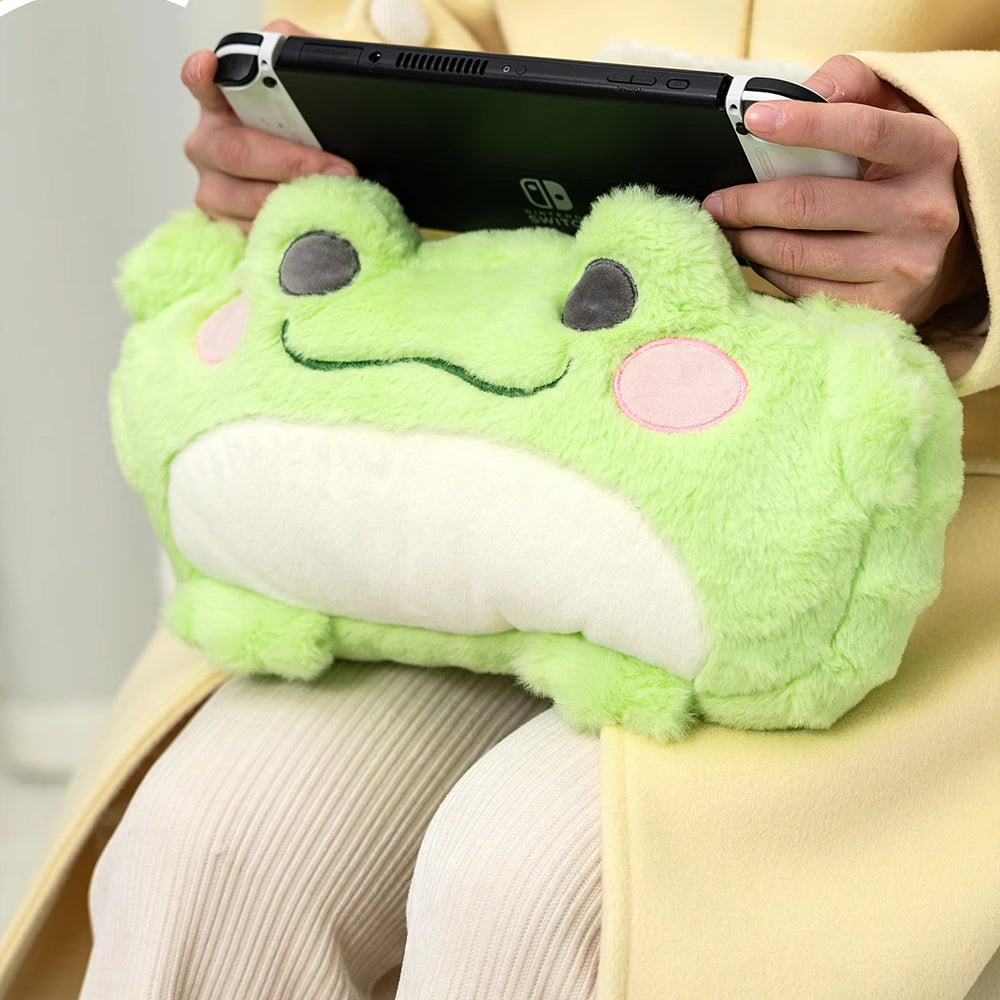 Cute Frog Plush Bag for Nintendo Switch/OLED