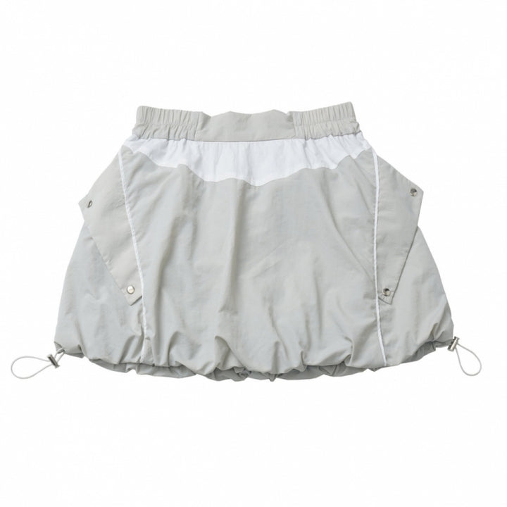 Futuristic White and Grey Outfit Set with Optional Vest Pants Shorts Jacket