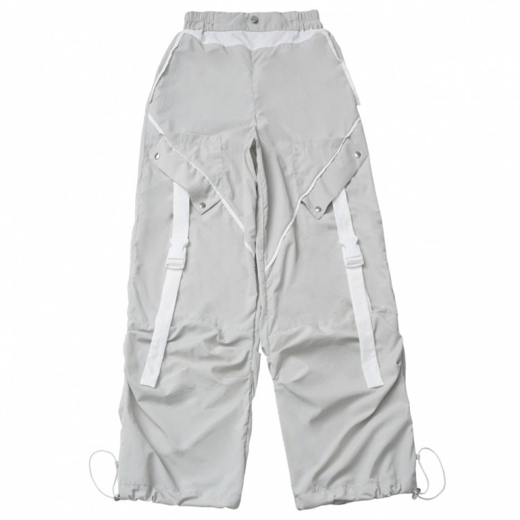 Futuristic White and Grey Outfit Set with Optional Vest Pants Shorts Jacket