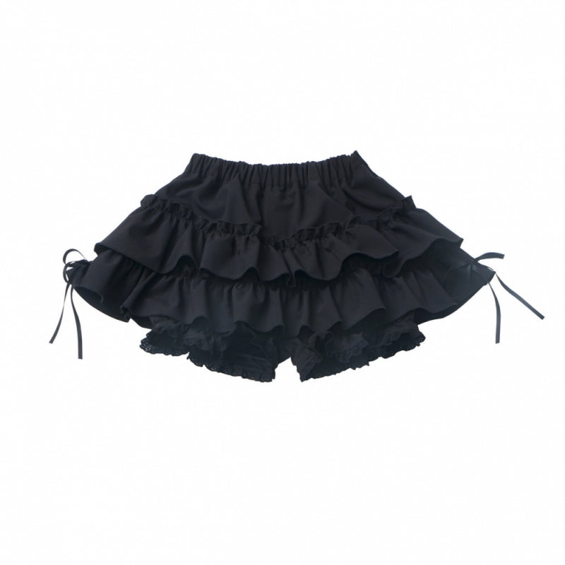 Anime Girl Graphic T-shirt / Ruffle Skirt
