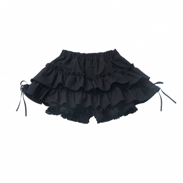 Anime Girl Graphic T-shirt / Ruffle Skirt