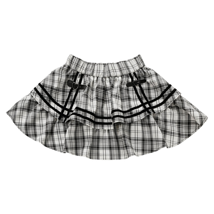 Plaid School Uniform Bow Coat / Hoodie / Shirt / Skirt / Leg Warmers