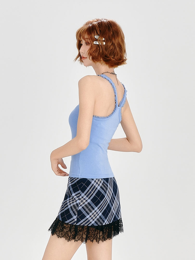 American Style Blue Tank Top