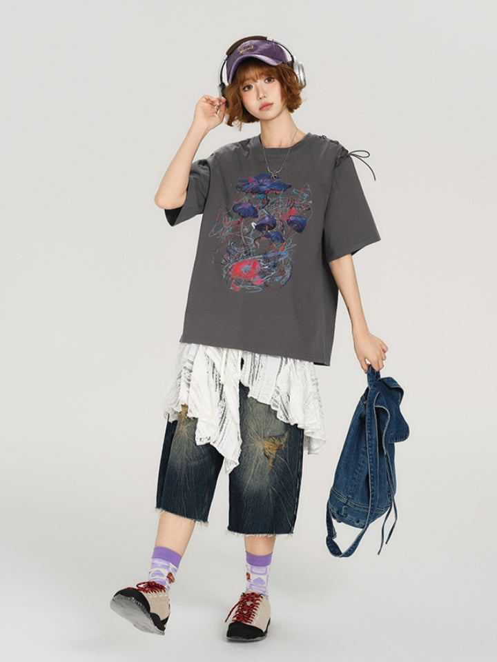 American Vintage Crew Neck Short Sleeve T-shirt