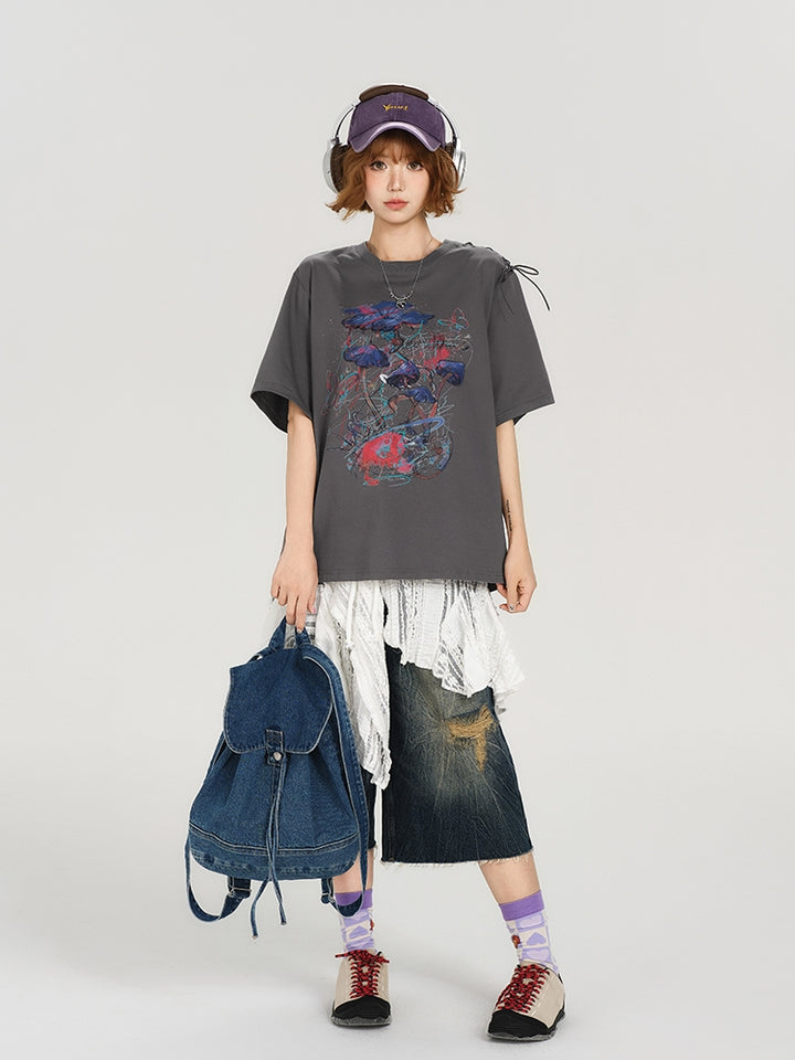 American Vintage Crew Neck Short Sleeve T-shirt