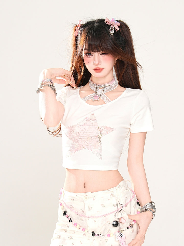 Spicy Girl Crop Summer T-Shirt