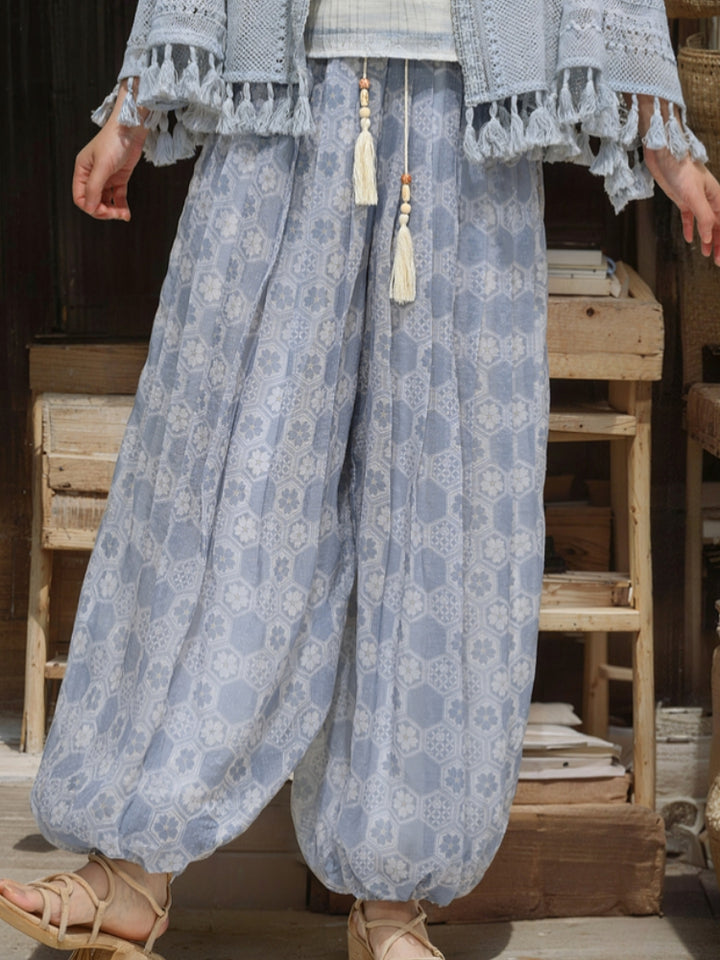 Bohemian Style Lantern Pants for Summer