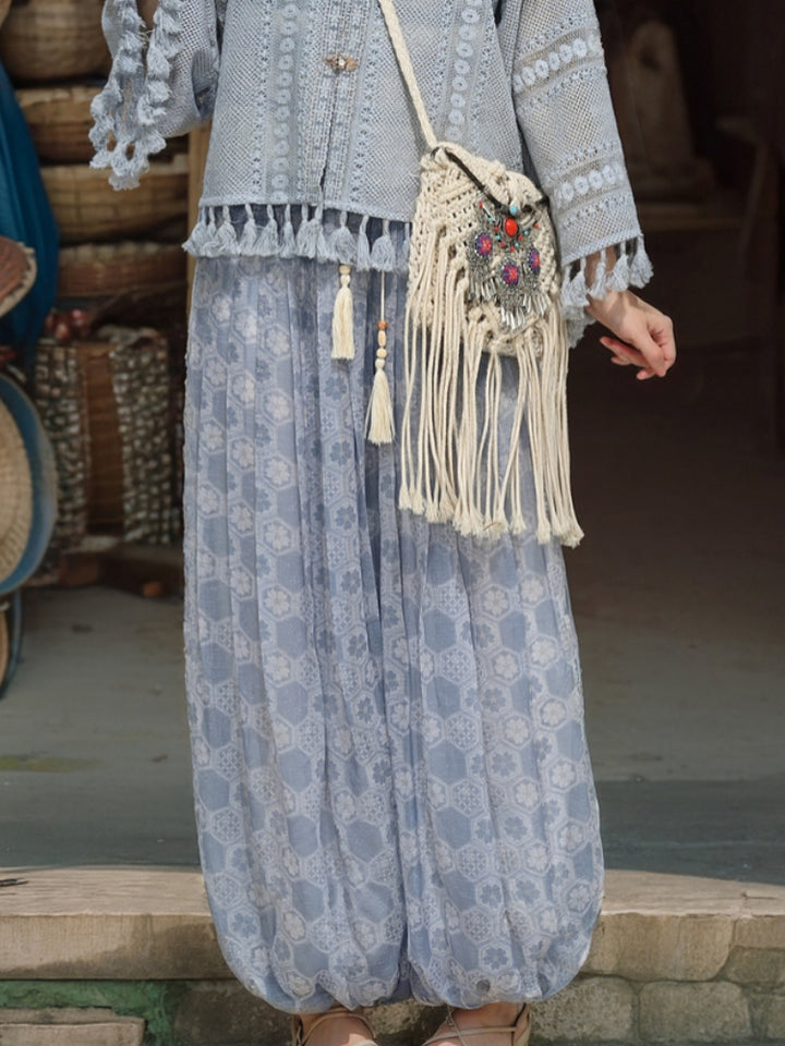 Bohemian Style Lantern Pants for Summer