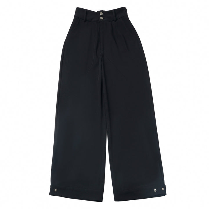 Chinese-Style Shirt Vest / Plaid Waist Cincher / Pants