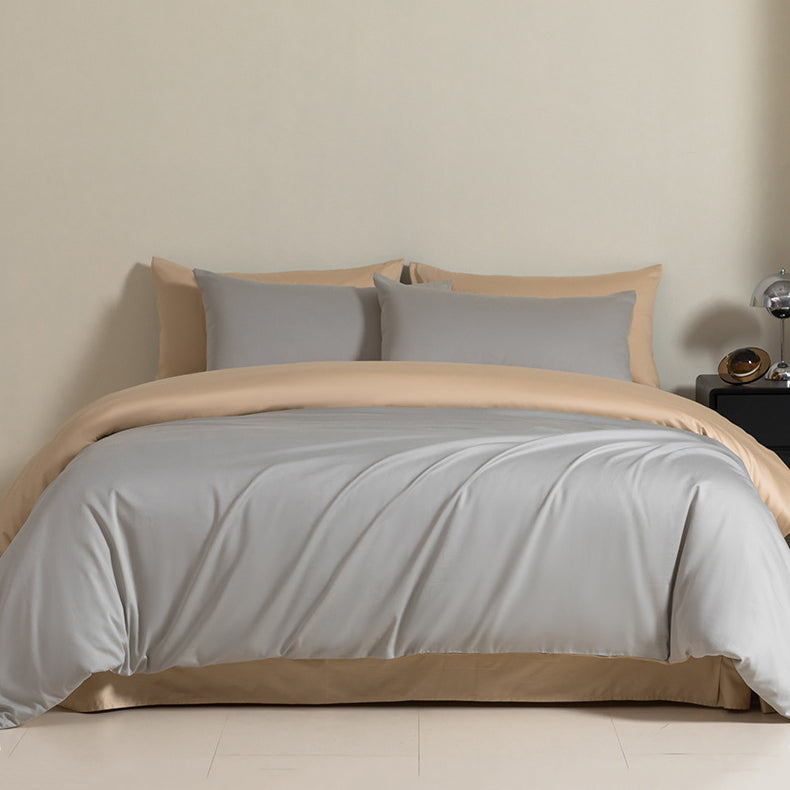 Luxury Solid Color Pure Cotton Bedding Set