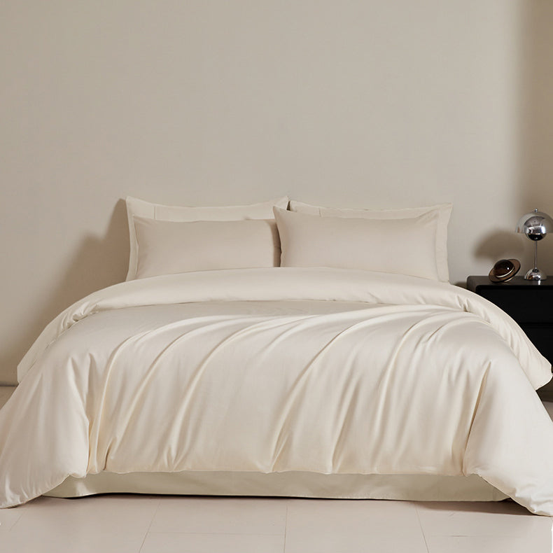 Luxury Solid Color Pure Cotton Bedding Set