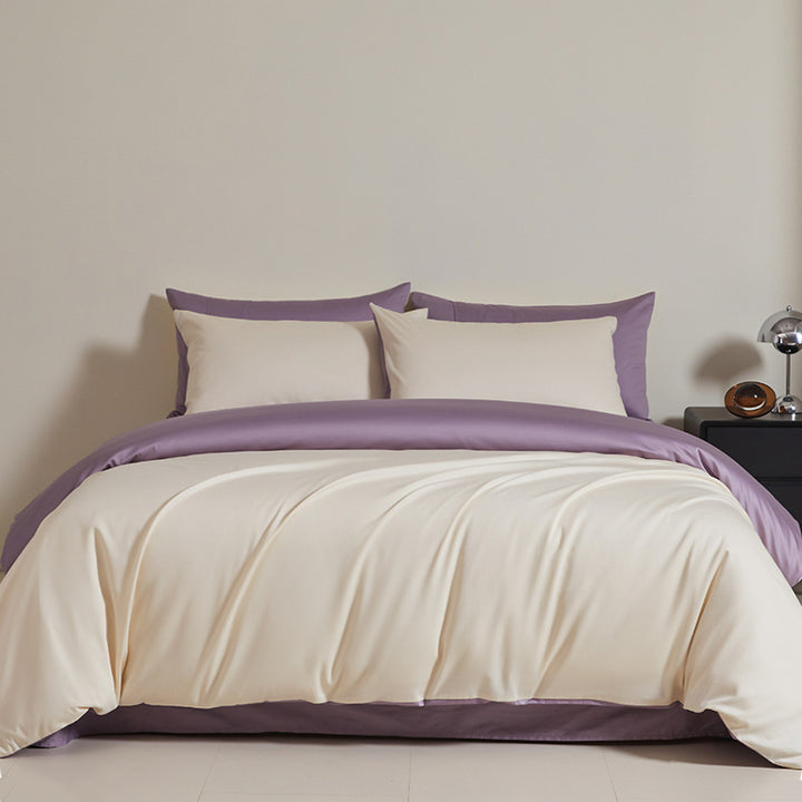 Luxury Solid Color Pure Cotton Bedding Set