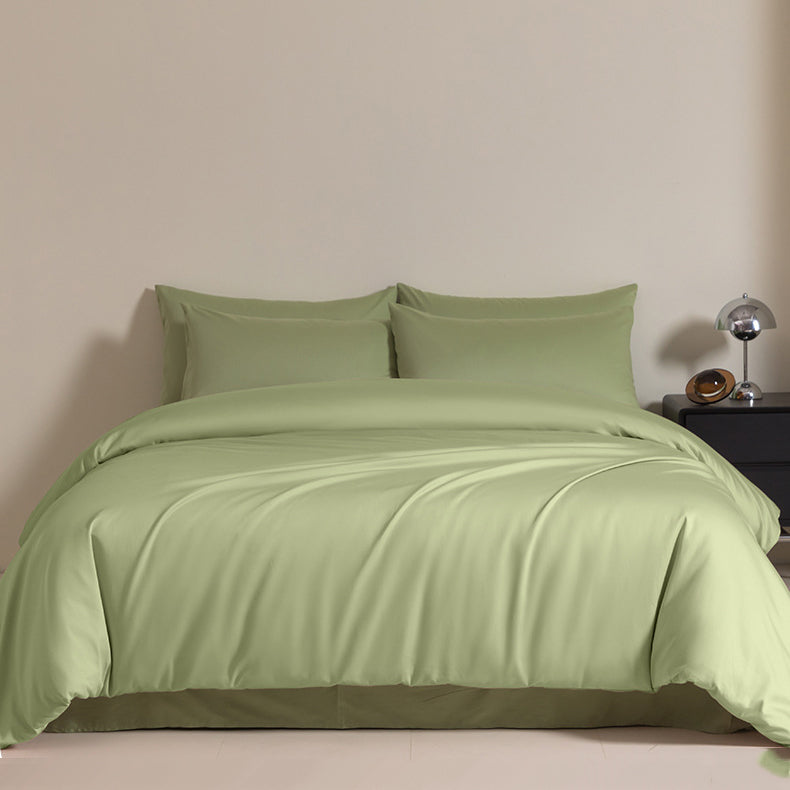 Luxury Solid Color Pure Cotton Bedding Set