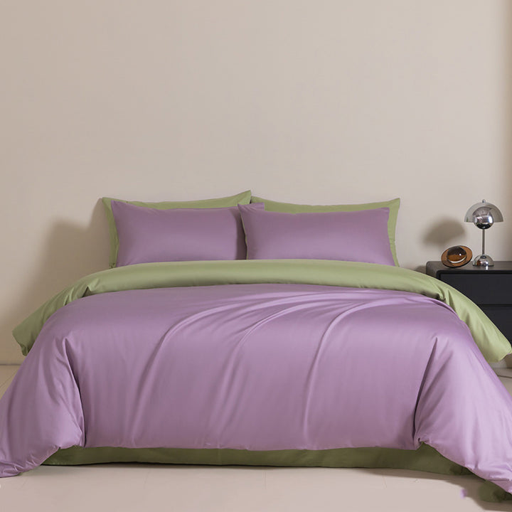 Luxury Solid Color Pure Cotton Bedding Set